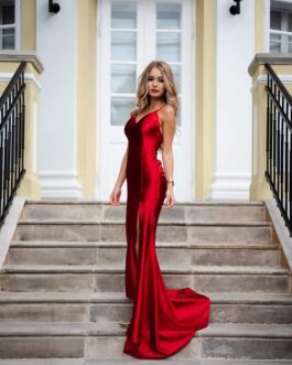 Suknia 🔥🔥 MEGAN🔥🔥 soczysta czerwień
