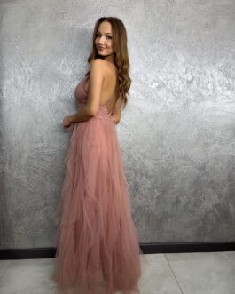 Sukienka AISHA ciemny brudny róż