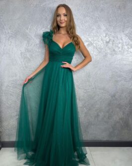 Sukienka Loren Zielona brokatowa