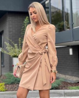 Sukienka MILA camel