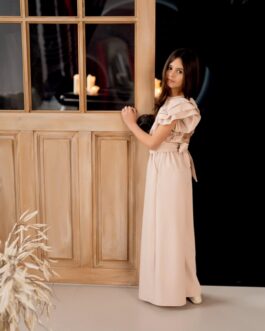 KIZ –  Beżowy kombinezon dla dziewczynki